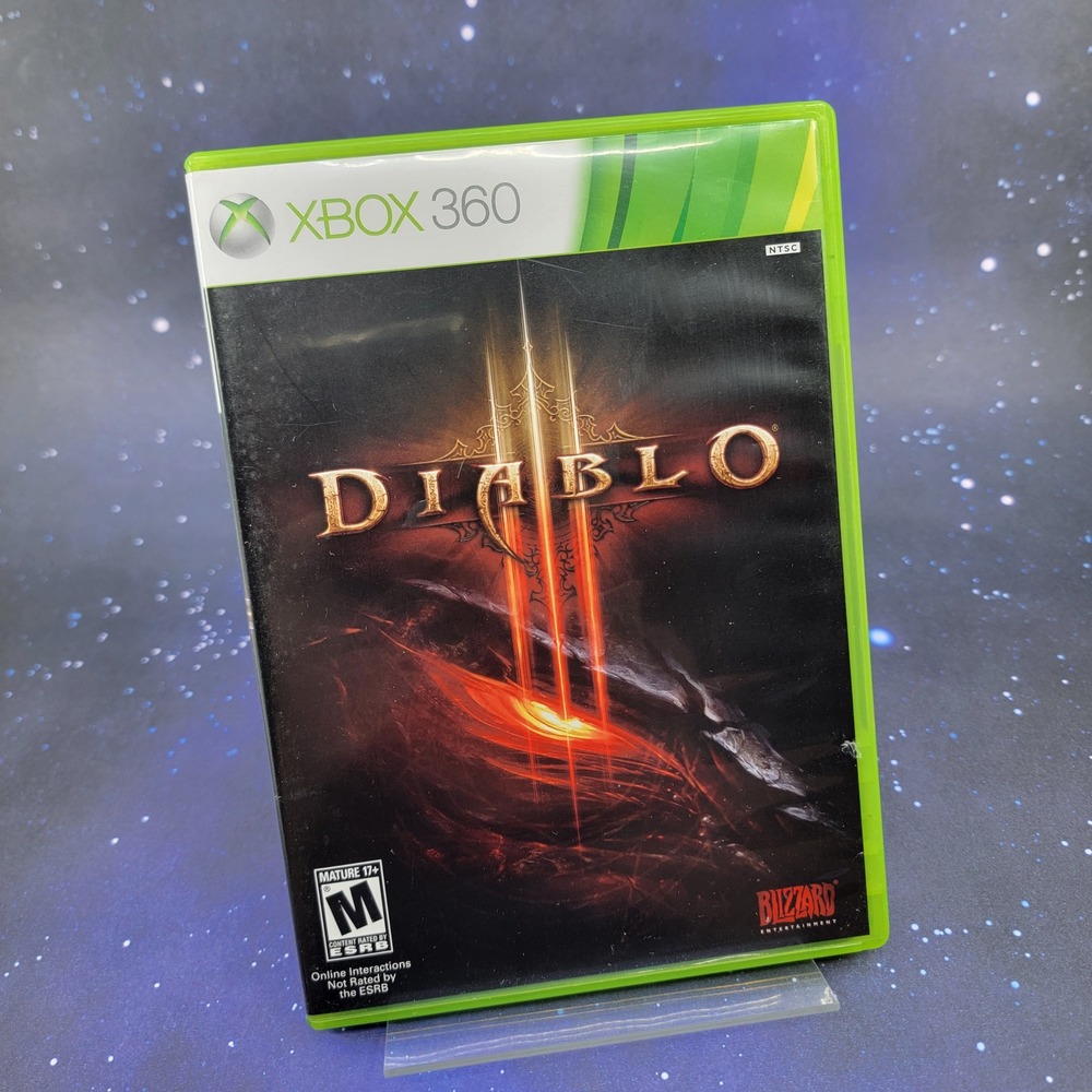 Diablo III 3 Microsoft Xbox 360 Blizzard Entertainment RPG Action Game CIB